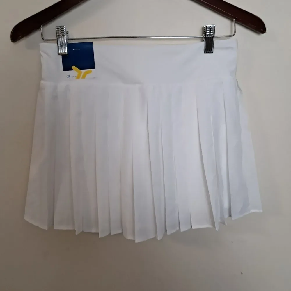 Old Navy High-Waisted Pleated Performance Skort for Girls White NWT Large 14-16